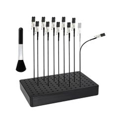 新品 プラモデル ペインティング スタンド クリップ付き 塗装ブース 塗装棒 プラモデル 塗装用具 (クリップパーツ10本+スタンド 1本)