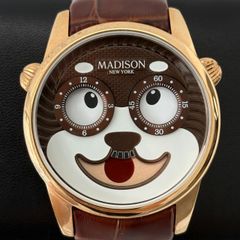 【最終値下げ】MADISON NEW YORK マディソンニューヨーク ユニオン・スクエア MA011010 イヌ 腕時計 メンズ