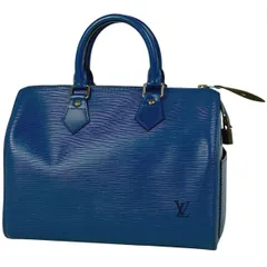 ルイ・ヴィトン Louis Vuitton スピーディ 25 通勤 通学 手提げ ハンドバッグ エピ トレドブルー M43015 レディース 【中古】