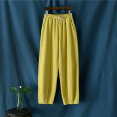 ☆ イエローグリーン ☆ サーカスパンツ kpants207 サーカスパンツ レディース コクーンパンツ パンツ ワイドパンツ バルーンパンツ ボトムス リラックスパンツ イージーパンツ ズボン ロングパンツ リネン 綿 麻 おしゃれ 大人 可愛い かわいい