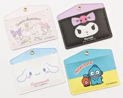 【456円ショップ】　サンリオ　IDケース　透明まど付き　４種類　マイメロディ　クロミ　シナモロール　ハンギョドン