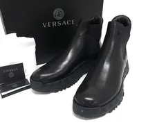 VERSACE ヴェルサーチ メデューサ レザー ショートブーツ サイズ 40 (約26.7cm) 靴 シューズ ブラック系 FB3726のサムネイル