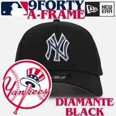 【海外限定】New Era 9FORTY A-frame MLB New York Yankees Diamante Black
