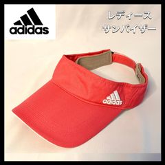 【美品】【adidas アディダス】レディース　サンバイザー　ピンク　ゴルフ　テニス