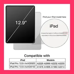 IPadPro11 / 12.9Inch 磁気ケース、自動スリープ/ウェイク付き : KenKe 新型 iPad Pro 11 ケース 第4⁄3⁄2⁄1世代 通用