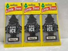リトルツリー エアーフレッシュナー Black Ice（ブラックアイス）　3個