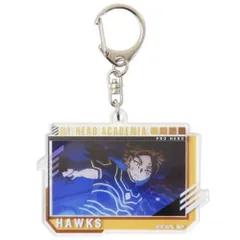 【メール便】僕のヒーローアカデミア BIGデコフレアクリルキーホルダー キーリング Vol.2 6 ホークスBDAK 少年ジャンプ アニメキャラクター