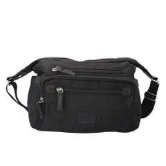 ☆ ブラックxブラック ☆ 超軽量 ナイロンショルダーバッグ ネスリーフ ショルダーバッグ レディース 斜めがけ 大人 ショルダーバック ショルダー ママバッグ ママバック マザーズバッグ マザーズバック 肩掛け 斜め掛け 軽量 超軽量 軽い ナイロン