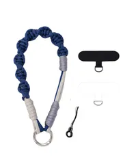 新品 [Oumino] スマホストラップ ハンドストラップ 携帯ストラップ リストストラップ 手首 バッグストラップ ポーチ iPhone 対応 極太 編み込み おしゃれ バッグ飾り 可愛い アウトドア 落下防止 全機種対応