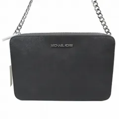 マイケルコース MICHAEL KORS JET SET ITEM チェーンベルト ショルダーバッグ クロスボディ 肩掛け 斜め掛け レザー カバン 黒 ブラック 35F8STTC9L/8 レディース