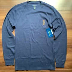 【新品】ラルフローレン RALPHLAUREN ポロ POLO ロンT 紺 メンズ