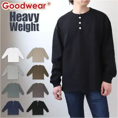 ☆ XLサイズ ☆ Goodwear USAコットン袖リブヘンリーネックロンT goodwear 長袖 tシャツ グッドウェア 2w75512 メンズ シャツ Goodwear USA ロンt シャツ 袖リブヘンリーネックロンT トップス xzjhujb#