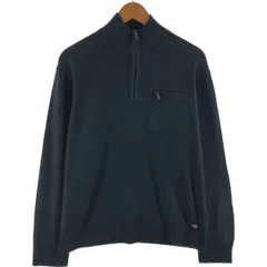 古着 ディッキーズ Dickies コットンニットハーフジップセーター メンズXL相当/eaa527948のサムネイル