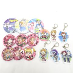 プリキュア  缶バッジ アクリルキーホルダー 15点 まとめ売り プリティストア限定 Graff Art グラフアート キャラクターグッズ