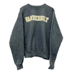 Champion プリントスウェット トレーナー M チャコールグレー チャンピオン レディース カレッジ 裏起毛 古着卸 アメリカ仕入 a709-5010