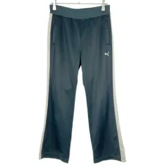 古着 ジュニア150 PUMA/プーマ トラックパンツ ジャージ ロングパンツ スポーツ トレーニング ブラック/ピンク 864701 gl00062
