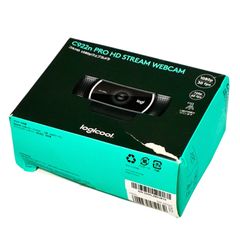 ロジクール Webカメラ C922n フルHD 1080P ストリーミング 撮影用  オートフォーカス ステレオ マイク ウェブカメラ ウェブカム PC Mac ノートパソコン Zoom Skype 国内正規品 中古現状品