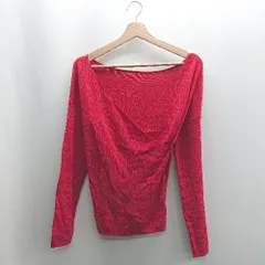 ◇ ⊇ Spick & Span スピック＆スパン ウール100% 長袖 セーター サイズM レッド系 レディース E  【1409100012255】