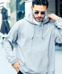 新品 未使用 並行輸入 KANGOL(カンゴール)KANGOL別注裏毛パーカー 210943 ブルーC