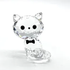 SWAROVSKI クリスタルガラス 猫 ペルシャ オブジェ スワロフスキー SWAROVSKI クリスタルガラス 猫 ペルシャ オブジェ