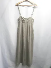 ◇ Θ THE Yon ザヨン ワイド キャミ オールインワン サイズF ベージュ系 レディース E  【1507160001056】