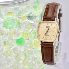 【新品電池】 SEIKO セイコー Exceline エクセリーヌ ゴールド レディース 腕時計 新品ベルト