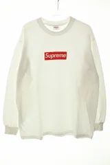 シュプリーム SUPREME 20AW BOX LOGO L/S TEE WHITE M ボックス ロゴ ロンT 長袖 ホワイト 【ブランド古着ベクトル】【中古】☆AA★250524