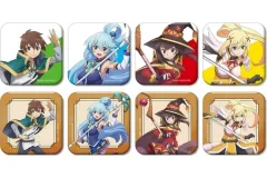 【中古】バッジ・ビンズ 全8種セット 「この素晴らしい世界に祝福を!3 トレーディングスクエア缶バッジ」