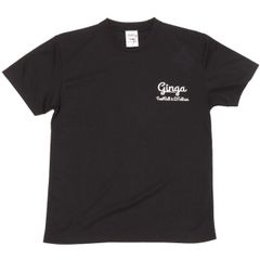 GINGA ジンガ　GG107181 DRYCOTTON Tシャツ　半袖　BLACK　Sサイズ　コットン100％