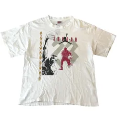 USA製 90s NIKE S/S TEE ナイキ Tシャツ M 白 AIR JORDAN エア ジョーダン NBA 銀タグ 23 古着
