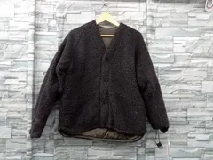 TAION タイオン ブラック リバーシブルボアダウンカーディガン／10122303／ダウンジャケット