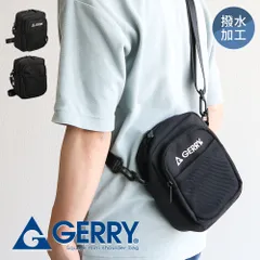 【新品】 gerry ショルダーバッグ メンズ レディース 小さめ 縦型 2way おしゃれ 撥水 軽量 丈夫 ロゴ 男女兼用 ユニセックス シンプル カジュアル アウトドア フェス キャンプ レジャー 旅行 ポーチ 鞄 バッグ スマホショルダー