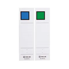【 新品 未開封 】 キングジム Gボックス 4631N用背見出紙 青/緑 S4631N-B 未使用 送料無料のサムネイル
