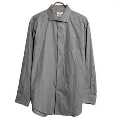 Calvin Klein 長袖 ドットシャツ カルバンクライン L~ グレー フォーマル シンプル 古着卸 アメリカ仕入 a612-7010のサムネイル