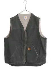 希少 カーハート ダックベスト made in USA モスグリーン アメリカ製 Carhartt ダックベスト モスグリーン Size (XL) – frgeek