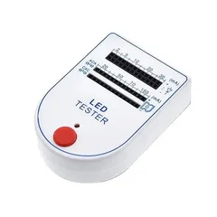【在庫処分】LEDテスター テストボックス 2個セット 2-150mA LEDチェッカー ミニ LED 電球 照明検出 輝度測定 ダイオード用 9V 小型 電池式 プラグインテストボックス, SGDA791-1C*2/HHH