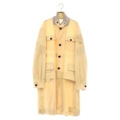 Sacai (サカイ) 22AW Suiting Coat スーティングロングコート 22-02800M イエローのサムネイル