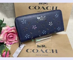 2024年最新】Coach 長財布 レディース ネイビーの人気アイテム - メルカリ