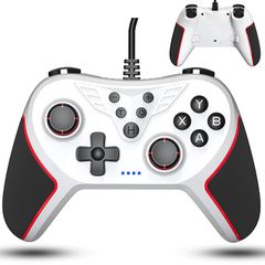 Elnicec Switch コントローラー 有線 背面ボタン付き [2025年NEWモデル] スイッチ コントローラー マクロ機能 Turbo機能 4階段HD振動 人間工学 USB接続 2.2Mケーブル 高耐久ボタン Switch/Switch有機ELモ 1