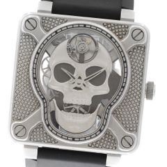 벨 & 로스 Bell & Ross BR01-SKULL 에어본 스컬 손 감기 남성 벨트 번역 있음 보증서 첨부 _903348