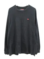 【美品✨】シュプリーム スモールボックスロゴ ワンポイント刺繍 ロンT 黒 L 2025年最新】supreme small box l/s teeの人気アイテム - メルカリ