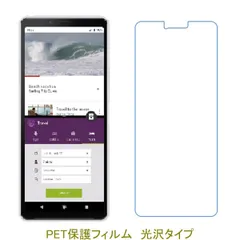 【2枚】 Xperia 10 II SO-41A SOV43 【PET素材】 液晶保護フィルム 高光沢 クリア F147