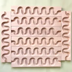 【2個セット】ビー玉転がし くねくねスロープ ピタゴラスイッチ 2個セットビー玉転がし くねくねスロープ ピタゴラスイッチ