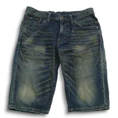 EDWIN エドウィン 51331 春夏 USED加工★ デニム ハーフ ショート パンツ ジーンズ Sz.32 メンズ
