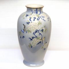 OKURA 大倉陶園 金彩 花紋 花瓶 フラワーベース 花器 花生 花入 - メルカリ