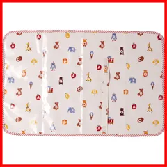 【数量限定】[ジェラート ピケ] アルファベット柄おむつシート PBGG231560 PNK