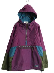 【お得なクーポン配布中!】 90s エルエルビーン 中綿 ナイロン アノラック パーカー ジャケット レディース M メンズ S 程 90年代 オールド LLBEAN マウンテンパーカー