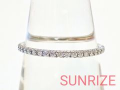 750 TIFFANY&Co. ティファニー メトロ リング ダイヤモンド フルエタニティ【K1206】