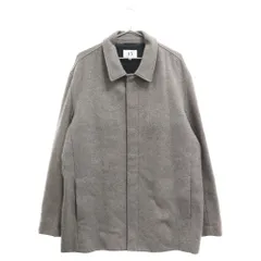 AX ARMANI EXCHANGE (アルマーニ エクスチェンジ) ジップアップ ウールステンカラーコート グレーのサムネイル