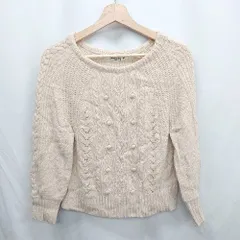 ◇ ⊇ anatelier アナトリエ 長袖 ニットカーディガン サイズ38 ベージュ レディース E  【1410290076361】